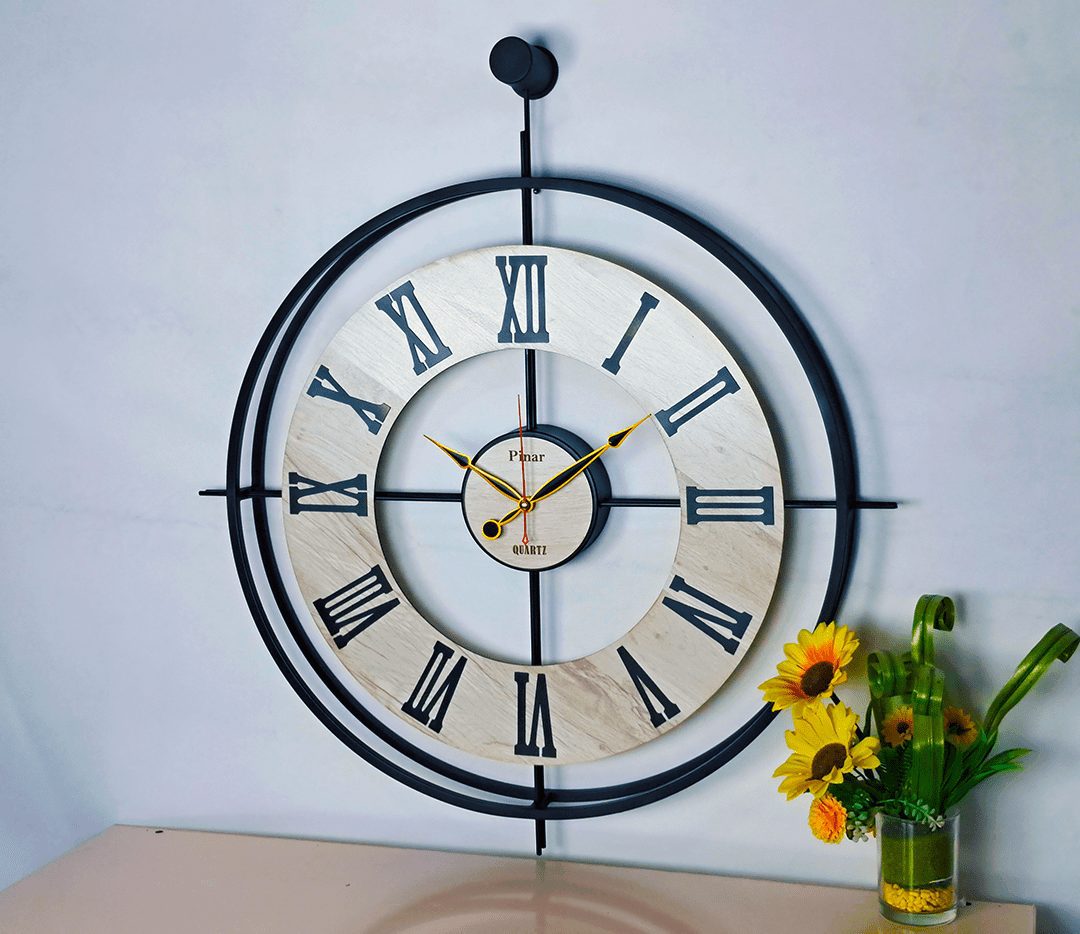 ساعت دیواری فلزی 2222 - تصویر 6