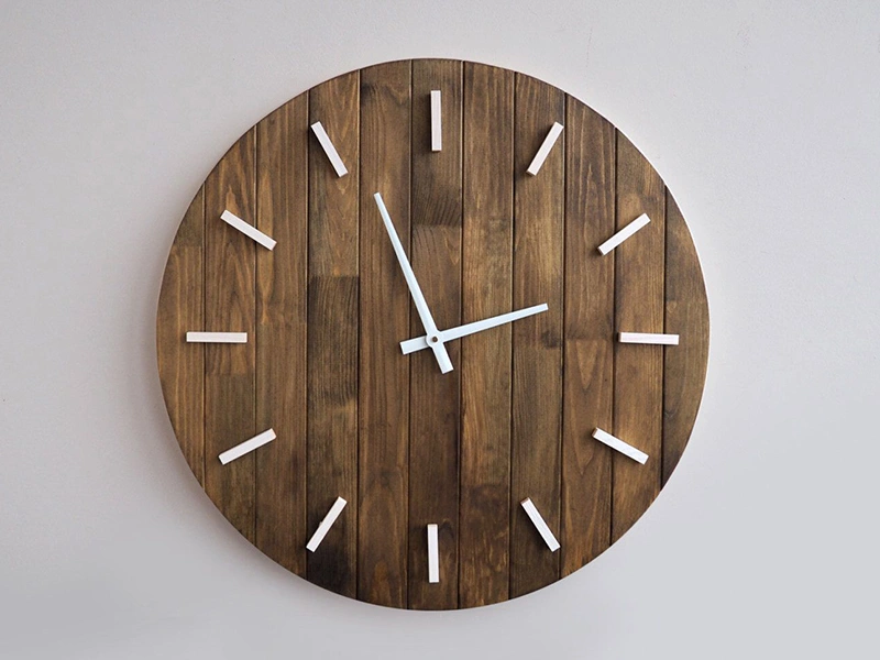 خرید ساعت دیواری چوبی